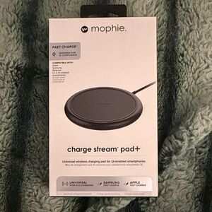 mophie Charge Stream Pad+ Wireless Charging Pad - Black